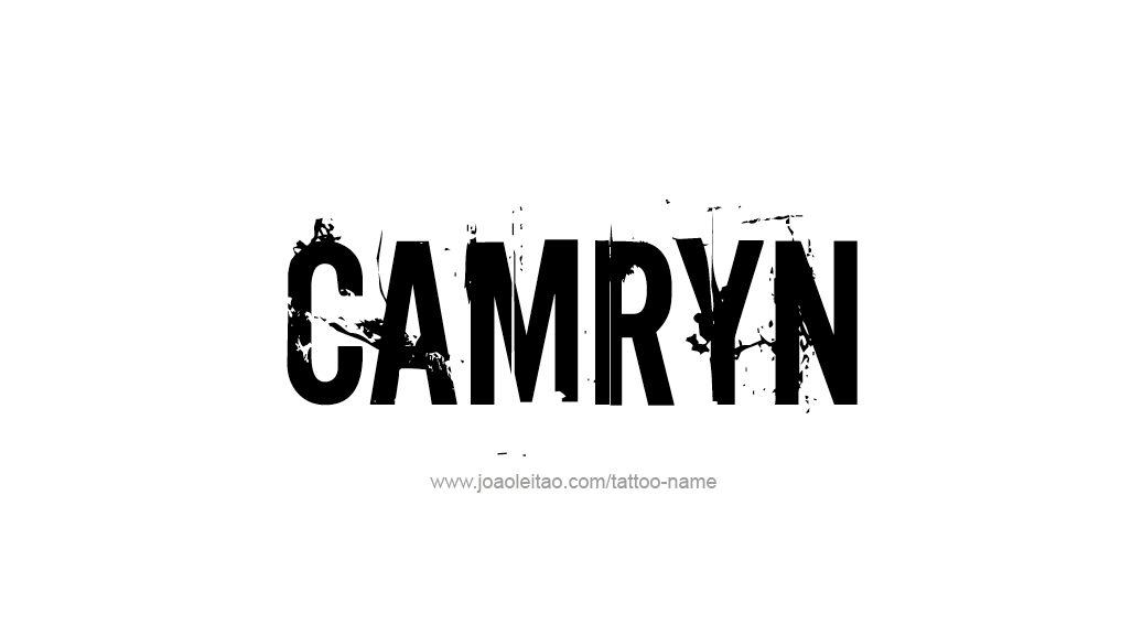 Tattoo Design Name Camryn  