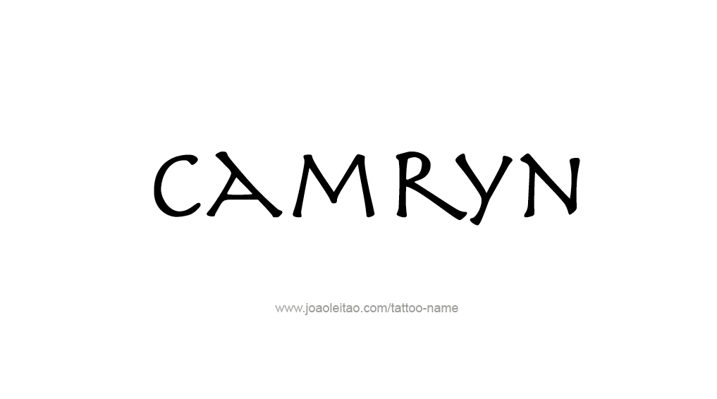 Tattoo Design Name Camryn  