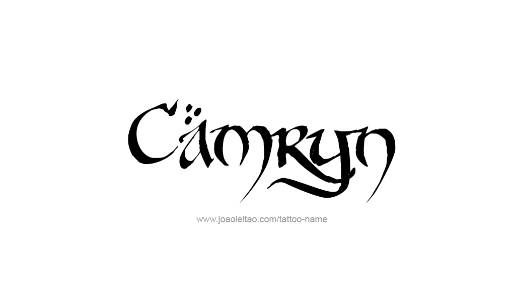 Tattoo Design Name Camryn  