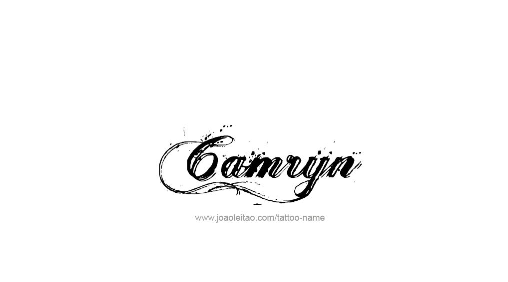 Tattoo Design Name Camryn  