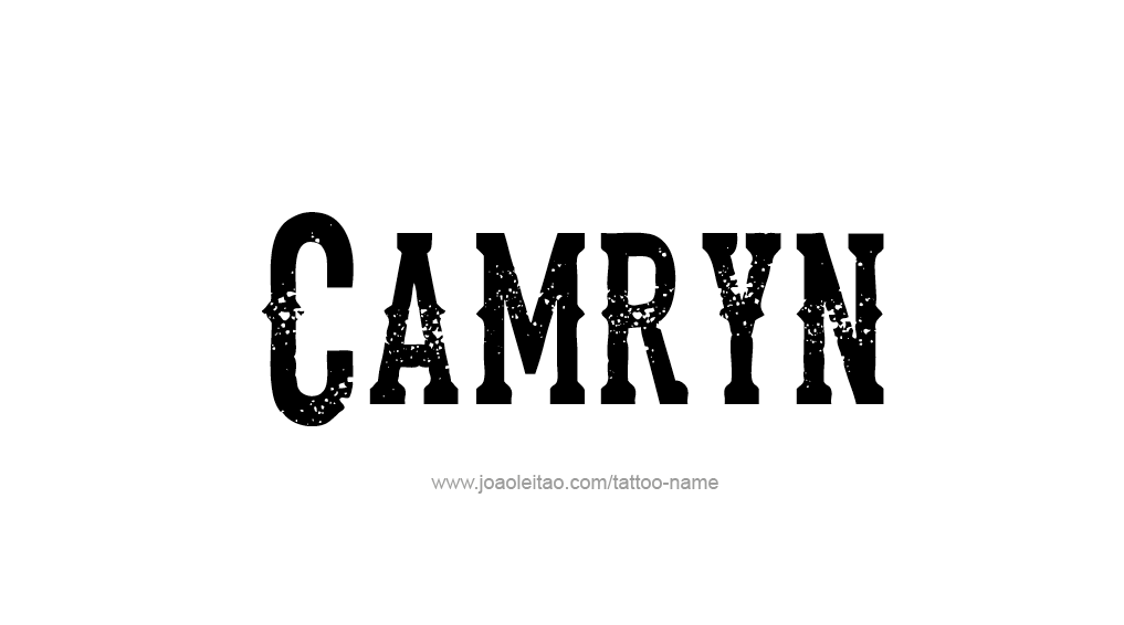 Tattoo Design Name Camryn  