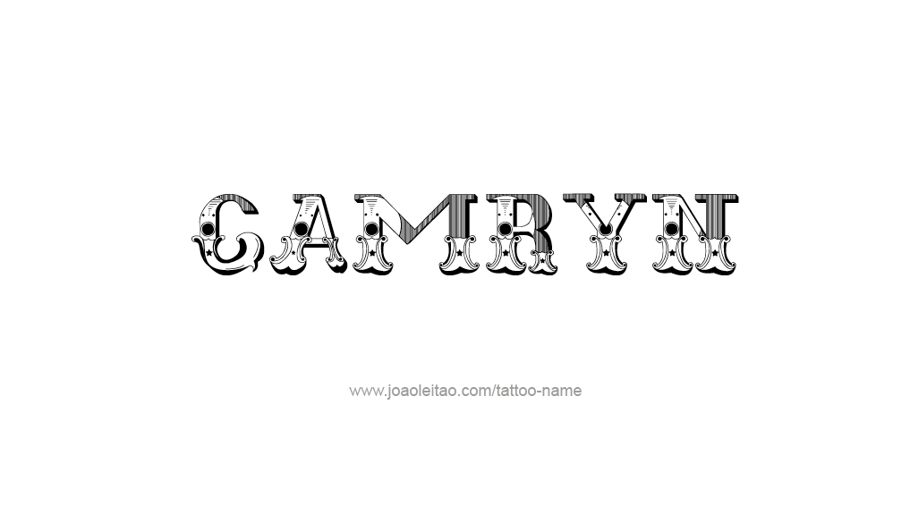 Tattoo Design Name Camryn  