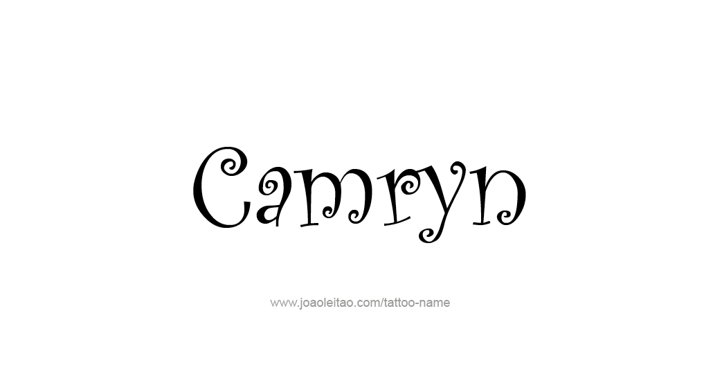 Tattoo Design Name Camryn  