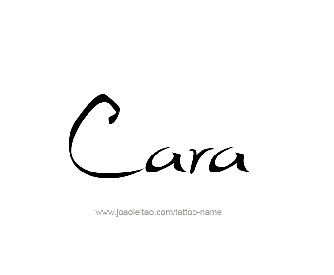 Tattoo Design Name Cara  