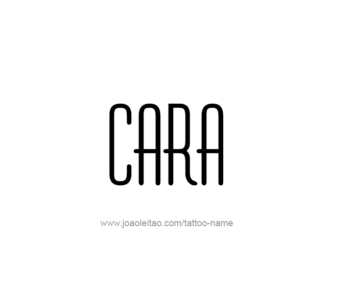 Tattoo Design Name Cara  