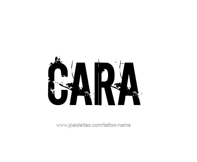 Tattoo Design Name Cara  