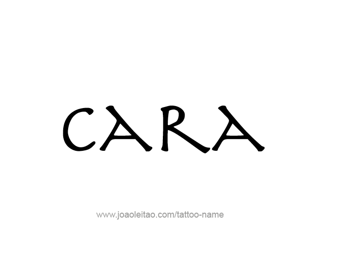 Tattoo Design Name Cara  