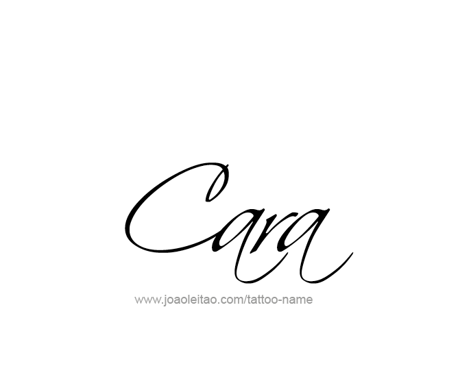 Tattoo Design Name Cara  