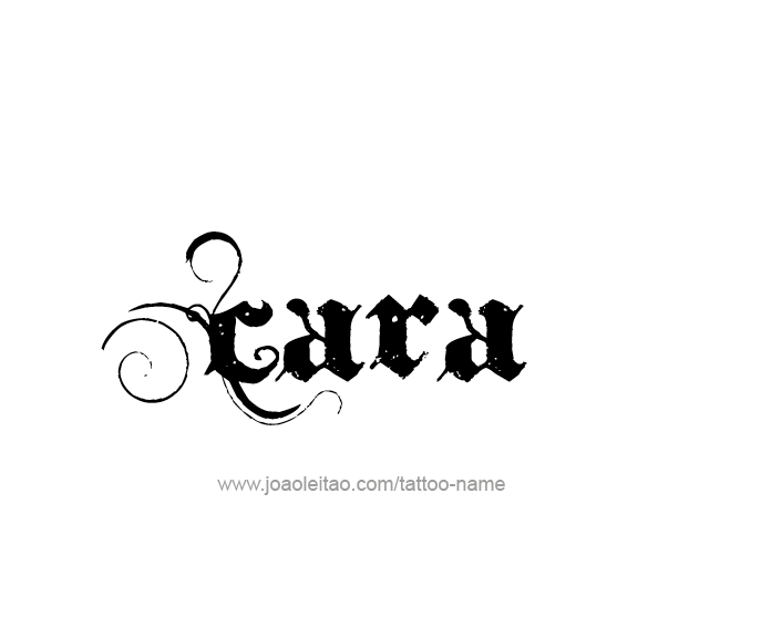 Tattoo Design Name Cara  