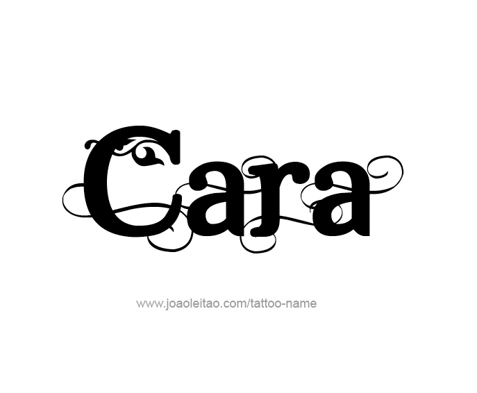 Tattoo Design Name Cara  