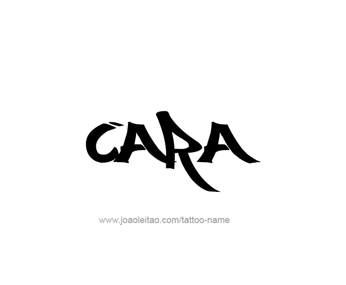 Tattoo Design Name Cara  