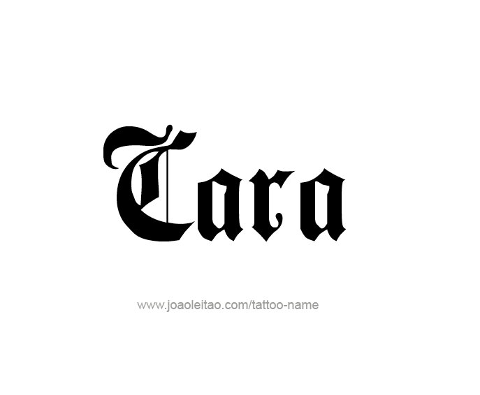 Tattoo Design Name Cara  