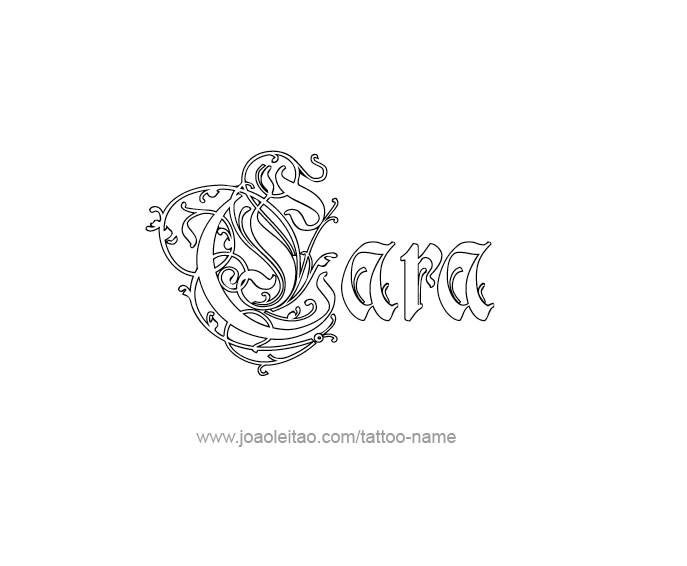 Tattoo Design Name Cara  