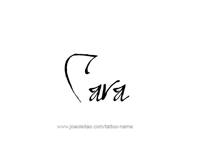 Tattoo Design Name Cara  