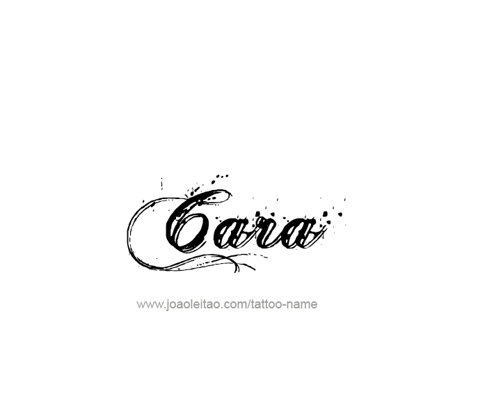 Tattoo Design Name Cara  
