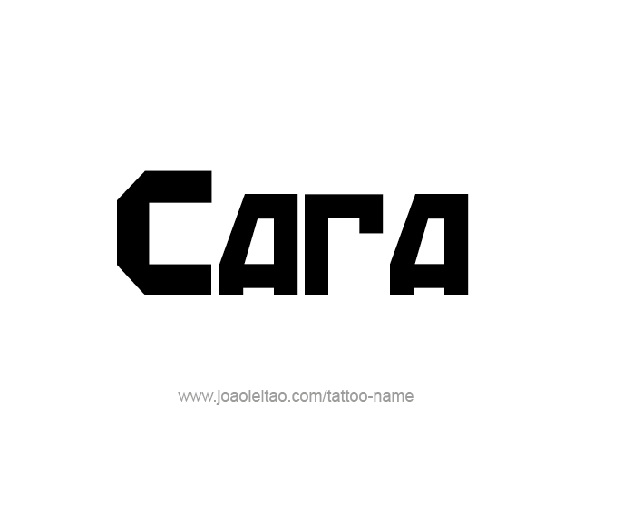 Tattoo Design Name Cara  