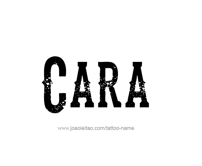 Tattoo Design Name Cara  