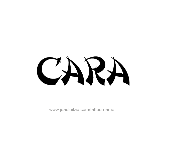 Tattoo Design Name Cara  