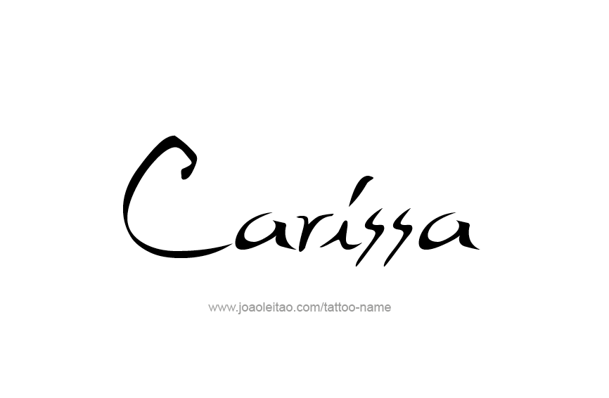 Tattoo Design Name Carissa  