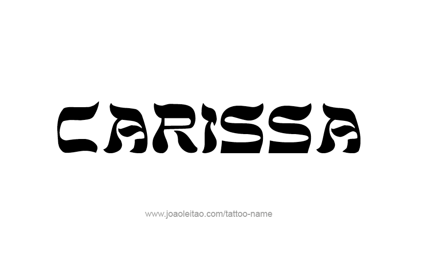 Tattoo Design Name Carissa  