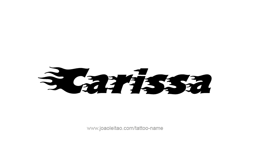 Tattoo Design Name Carissa  