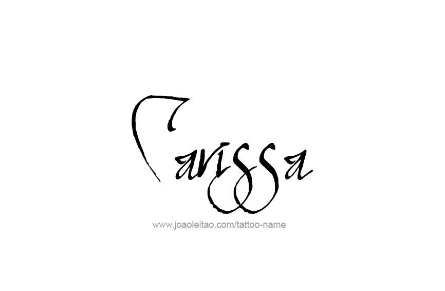 Tattoo Design Name Carissa  