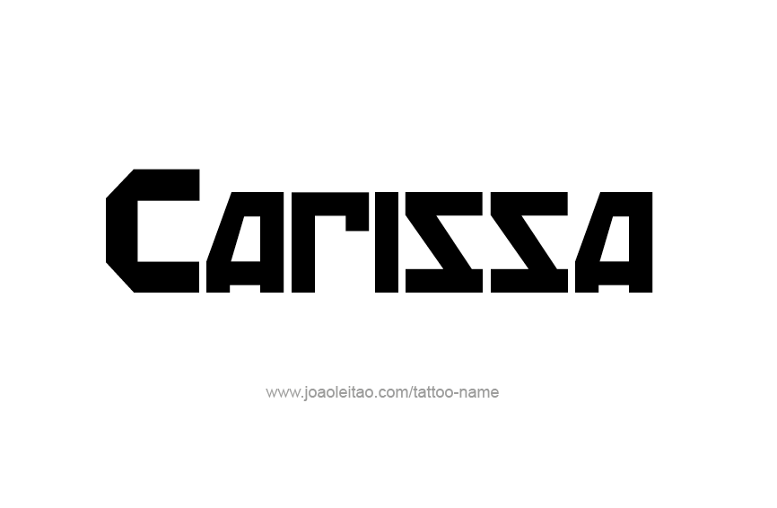 Tattoo Design Name Carissa  