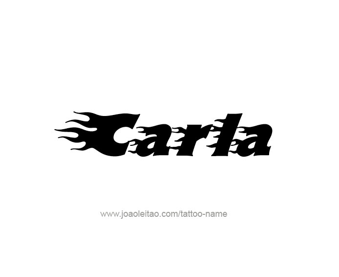 Tattoo Design Name Carla  