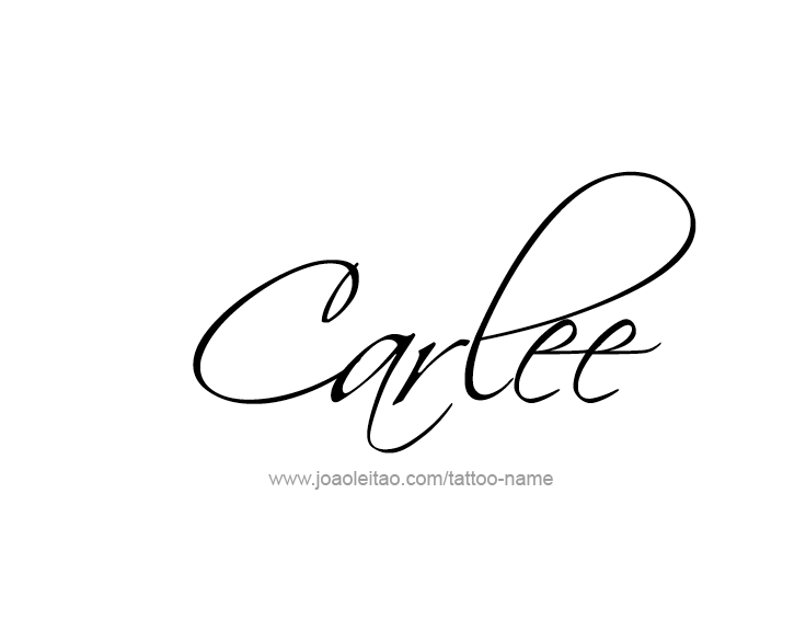 Tattoo Design Name Carlee  