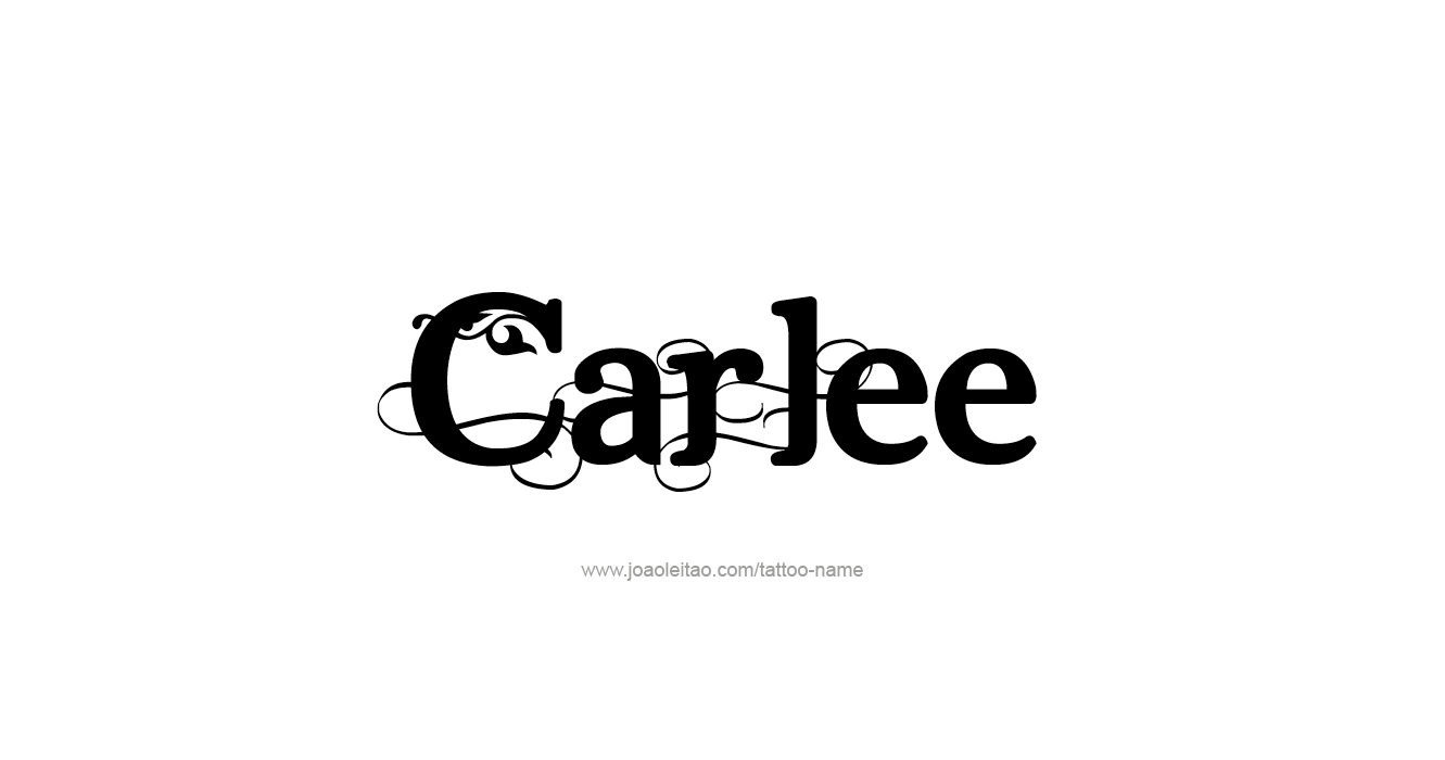 Tattoo Design Name Carlee  