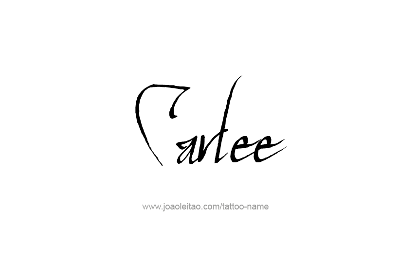 Tattoo Design Name Carlee  