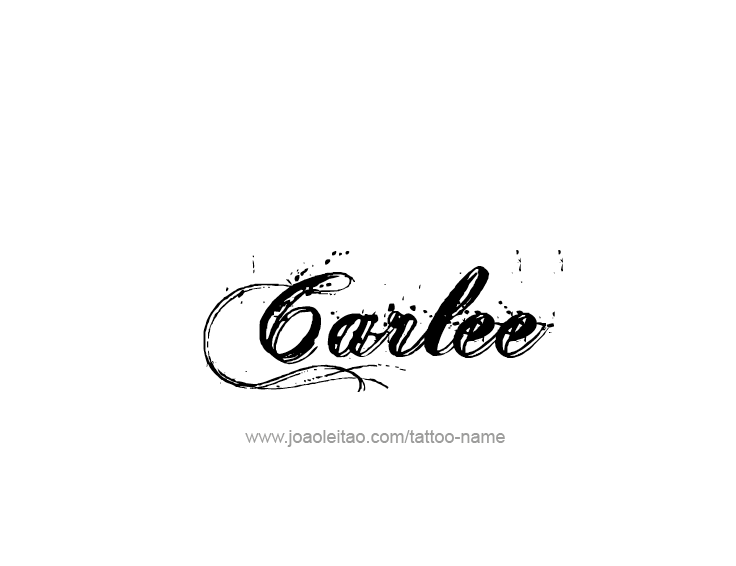 Tattoo Design Name Carlee  