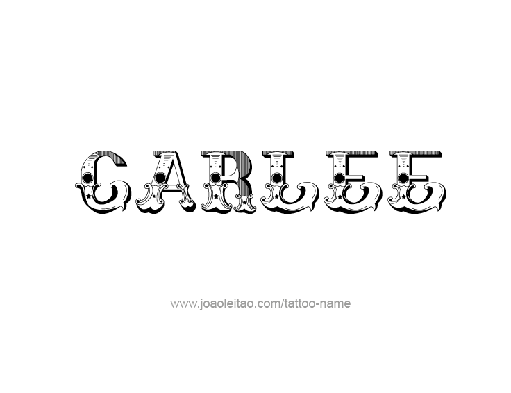 Tattoo Design Name Carlee  