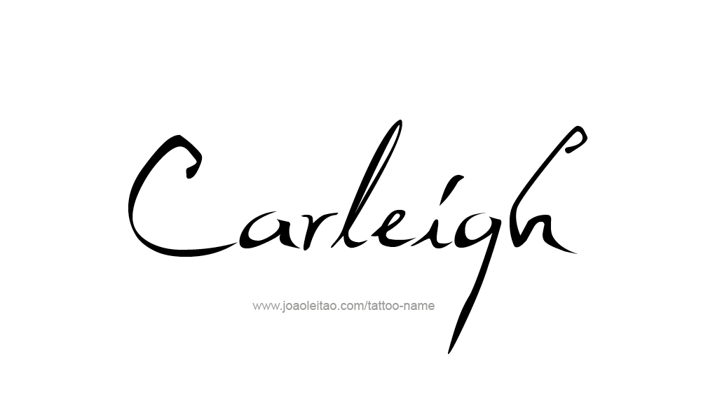 Tattoo Design Name Carleigh  