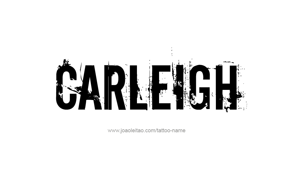 Tattoo Design Name Carleigh  