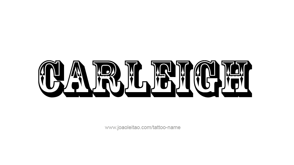 Tattoo Design Name Carleigh  