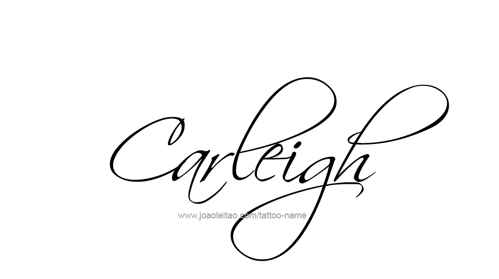 Tattoo Design Name Carleigh  