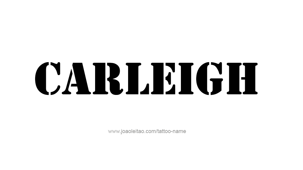 Tattoo Design Name Carleigh  