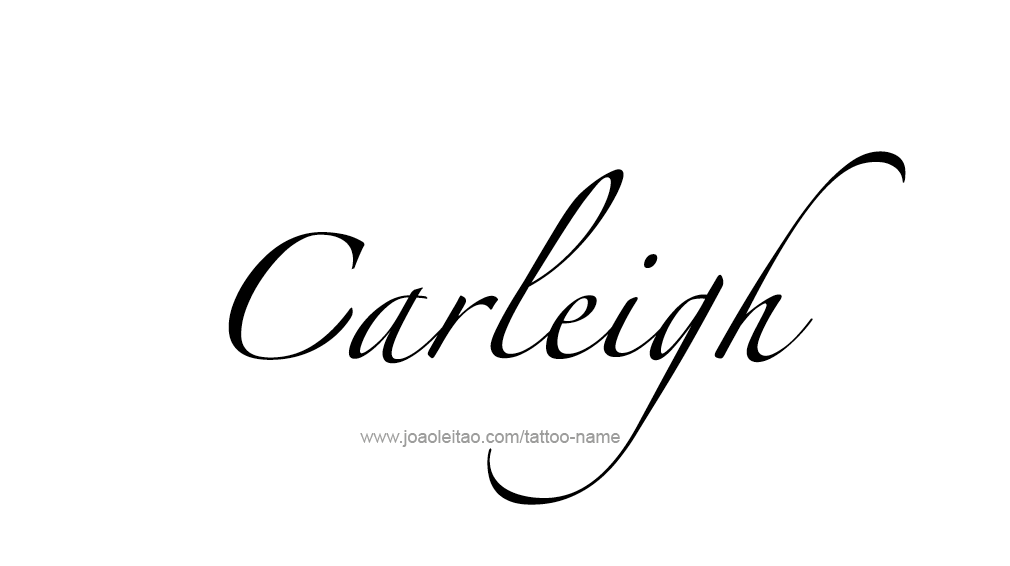 Tattoo Design Name Carleigh  