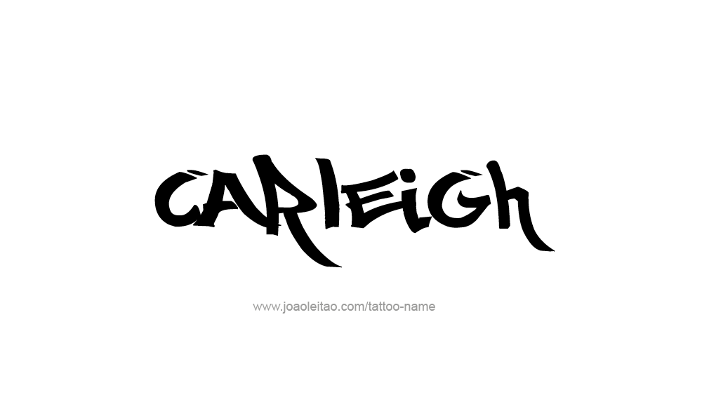 Tattoo Design Name Carleigh  