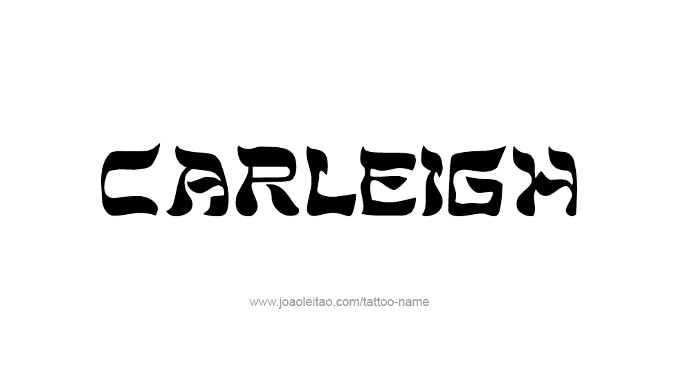 Tattoo Design Name Carleigh  