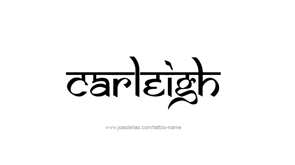 Tattoo Design Name Carleigh  