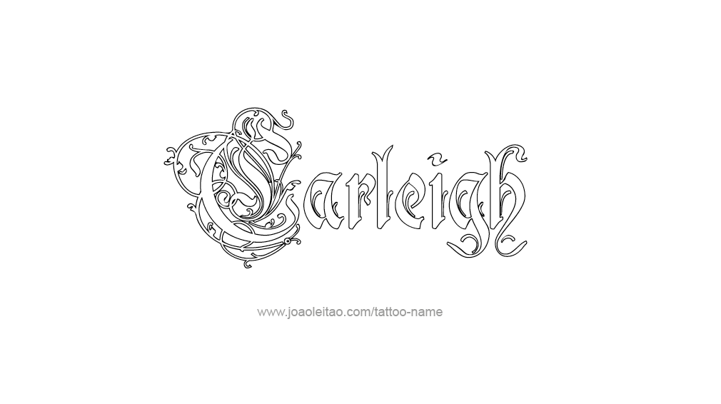 Tattoo Design Name Carleigh  