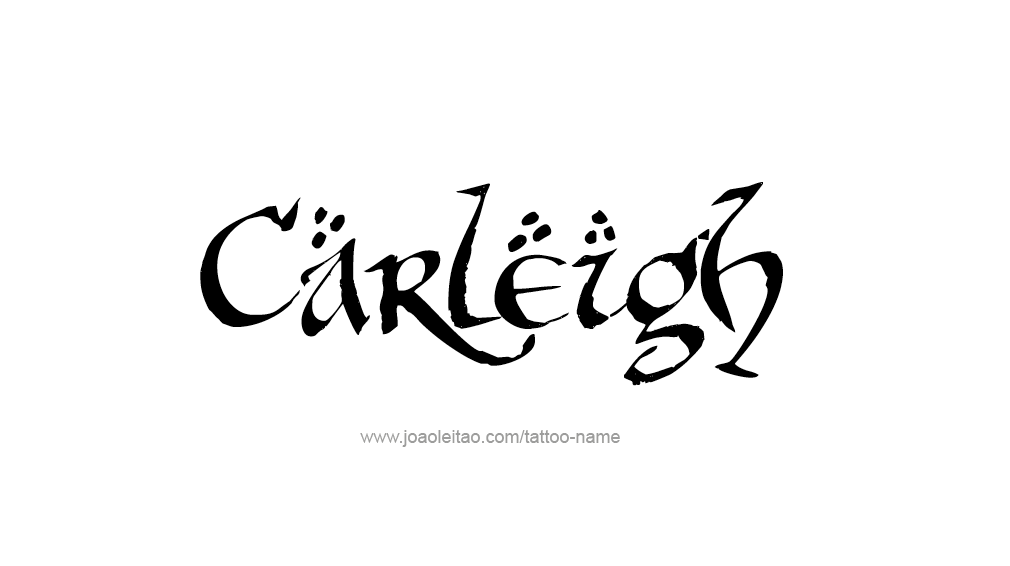 Tattoo Design Name Carleigh  