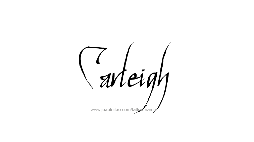 Tattoo Design Name Carleigh  