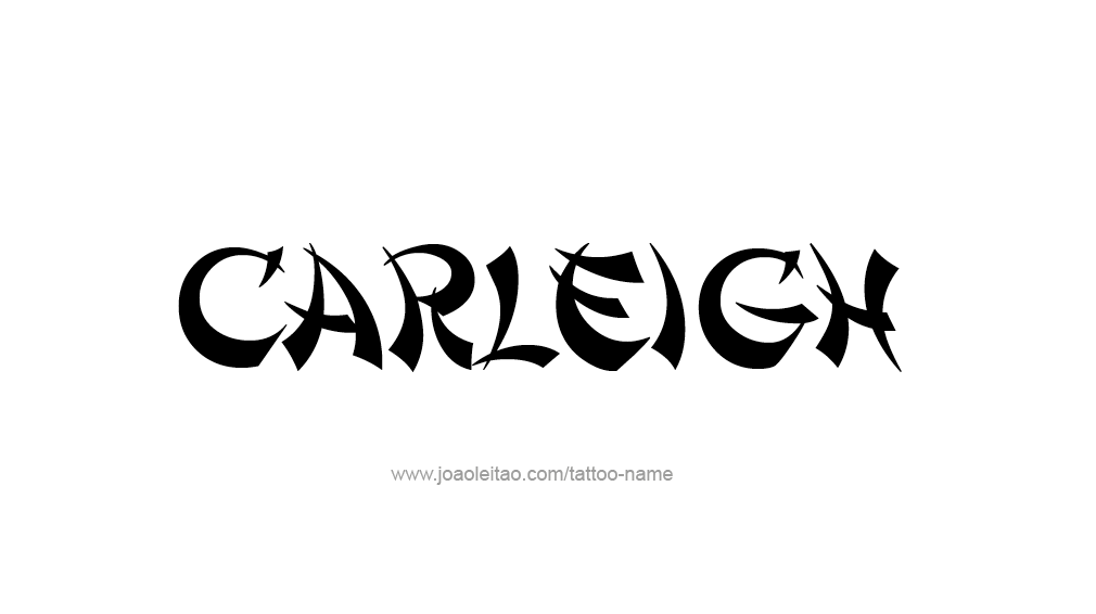 Tattoo Design Name Carleigh  