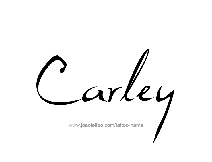 Tattoo Design Name Carley  