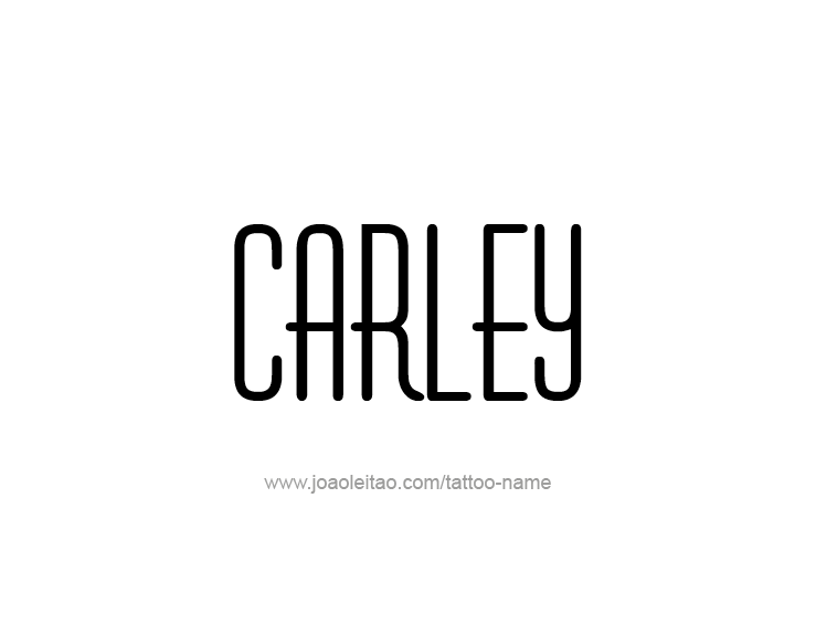 Tattoo Design Name Carley  