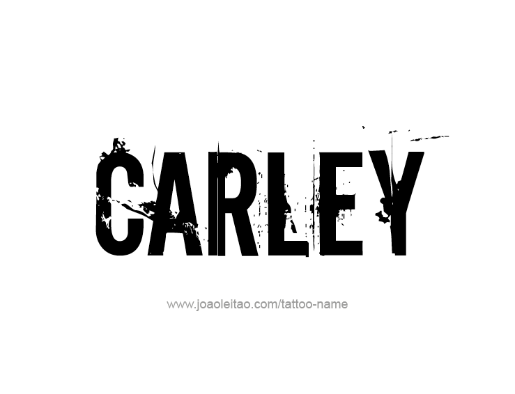 Tattoo Design Name Carley  