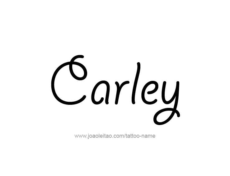 Tattoo Design Name Carley  